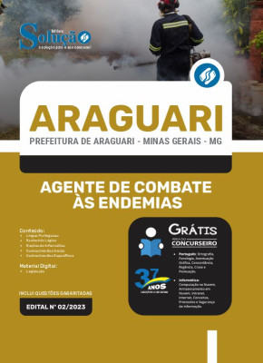 Apostila Prefeitura de Araguari - MG - Agente de Combate às Endemias - Imagem 3