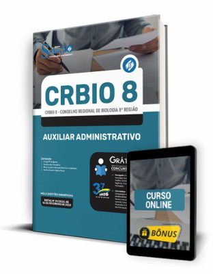 Apostila CRBio 8 - Auxiliar Administrativo - Imagem 1