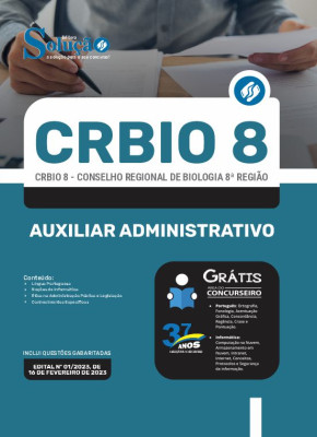 Apostila CRBio 8 - Auxiliar Administrativo - Imagem 3