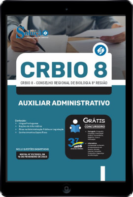 Apostila CRBio 8 em PDF - Auxiliar Administrativo - Imagem 1