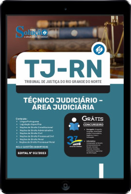 Apostila TJ-RN em PDF - Técnico Judiciário - Área Judiciária - Imagem 1