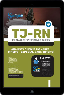 Apostila TJ-RN em PDF - Analista Judiciário - Área: Direito - Especialidade: Direito - Imagem 1