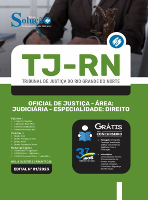 Apostila TJ-RN - Oficial de Justiça - Área: Judiciária - Especialidade: Direito - Imagem 3