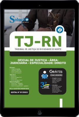 Apostila TJ-RN em PDF - Oficial de Justiça - Área: Judiciária - Especialidade: Direito - Imagem 1