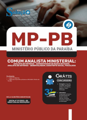 Apostila MP-PB - Comum Analista Ministerial: Analista de Sistemas - Administrador de Banco de Dados, Analista de Sistemas - Desenvolvedor, Assistente Social e Psicologia - Imagem 3