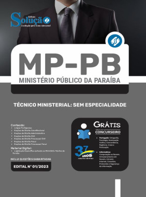 Apostila MP-PB - Técnico Ministerial: Sem Especialidade - Imagem 3