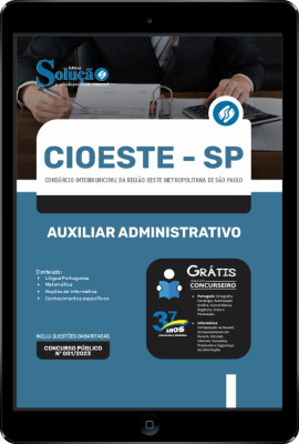 Apostila CIOESTE-SP em PDF - Auxiliar Administrativo - Imagem 1