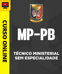 Capa Curso MP-PB - Técnico Ministerial - Sem Especialidade