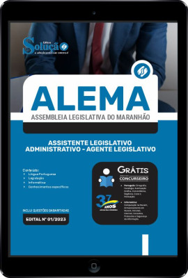 Apostila ALEMA em PDF - Assistente Legislativo Administrativo - Agente Legislativo - Imagem 1