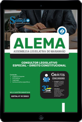 Apostila ALEMA em PDF - Consultor Legislativo Especial - Direito Constitucional - Imagem 1