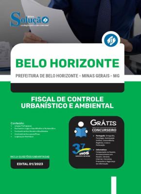 Apostila Prefeitura de Belo Horizonte - MG - Fiscal de Controle Urbanístico e Ambiental - Imagem 3