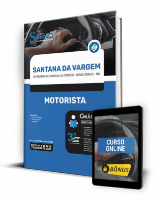 Apostila Prefeitura de Santana da Vargem - MG - Motorista - Imagem 1