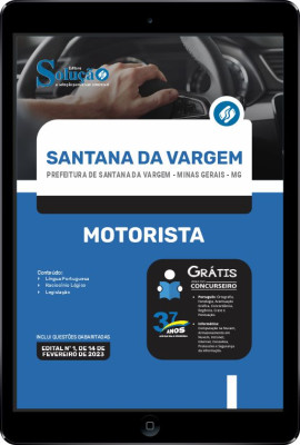 Apostila Prefeitura de Santana da Vargem - MG em PDF - Motorista - Imagem 1