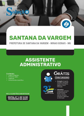 Apostila Prefeitura de Santana da Vargem - MG - Assistente Administrativo - Imagem 3