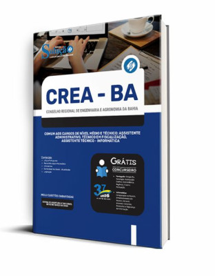 Apostila CREA-BA - Comum aos Cargos de Nível Médio e Técnico: Assistente Administrativo, Técnico em Fiscalização e Assistente Técnico - Informática - Imagem 2