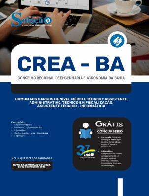 Apostila CREA-BA - Comum aos Cargos de Nível Médio e Técnico: Assistente Administrativo, Técnico em Fiscalização e Assistente Técnico - Informática - Imagem 3