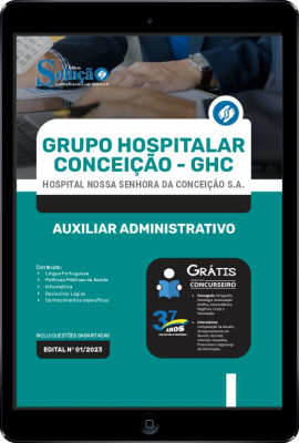 Apostila GHC-RS em PDF - Auxiliar Administrativo - Imagem 1