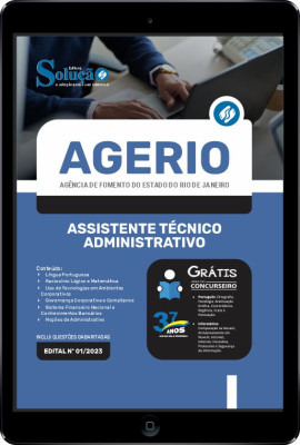 Apostila AgeRio em PDF - Assistente Técnico Administrativo - Imagem 1