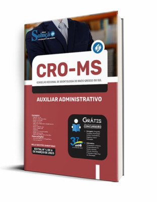 Apostila CRO-MS - Auxiliar Administrativo - Imagem 1