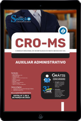 Apostila CRO-MS em PDF - Auxiliar Administrativo - Imagem 1