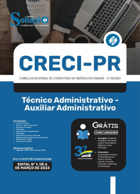 Apostila CRECI-PR - Técnico Administrativo - Auxiliar Administrativo - Imagem 3