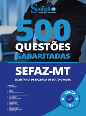 Caderno de Questões SEFAZ-MT - 500 Questões Gabaritadas - Imagem 2