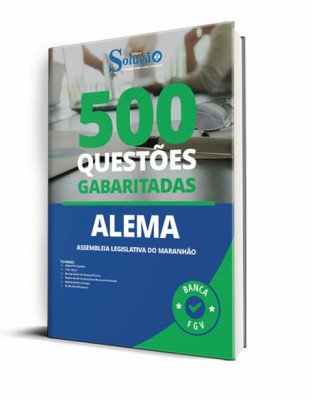 Caderno de Questões ALEMA - 500 Questões Gabaritadas - Imagem 1