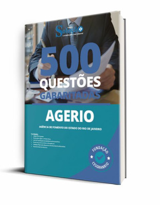 Caderno de Questões AgeRio - 500 Questões Gabaritadas - Imagem 1