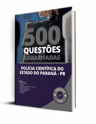 Caderno de Questões Polícia Científica - PR - 500 Questões Gabaritadas - Imagem 1