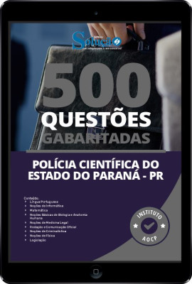 Caderno de Questões Polícia Científica - PR em PDF - 500 Questões Gabaritadas - Imagem 1