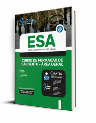 Apostila Digital Concurso Exército Brasileiro - ESA 2022 Sargento
