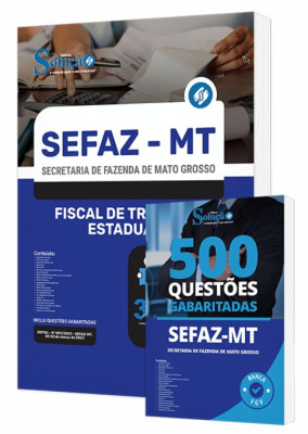 Combo Impresso SEFAZ-MT - Fiscal de Tributos Estaduais - Imagem 1