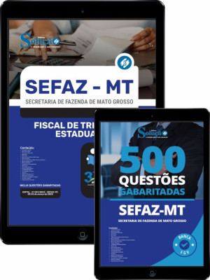 Combo Digital SEFAZ-MT - Fiscal de Tributos Estaduais