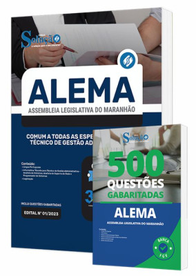 Combo Impresso ALEMA - Comum a Todas as Especialidades de Técnico de Gestão Administrativa - Imagem 1