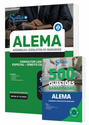 Combo Impresso ALEMA - Consultor Legislativo Especial - Direito Constitucional - Imagem 1