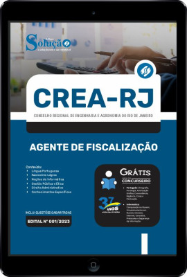 Apostila CREA-RJ em PDF - Agente de Fiscalização - Imagem 1