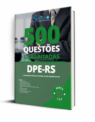 Caderno de Questões DPE-RS - 500 Questões Gabaritadas - Imagem 1