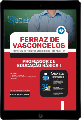 Apostila Prefeitura de Ferraz de Vasconcelos - SP em PDF - Professor de Educação Básica I - Imagem 1