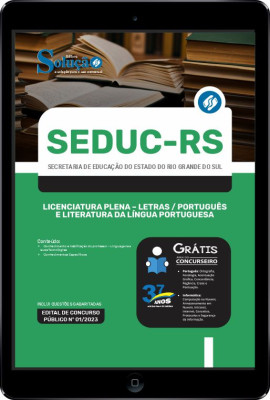 Apostila SEDUC-RS em PDF - Licenciatura Plena - Letras/Português e Literatura da Língua Portuguesa - Imagem 1