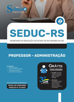 Apostila SEDUC-RS - Professor - Administração - Imagem 3