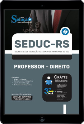 Apostila SEDUC-RS em PDF - Professor - Direito - Imagem 1