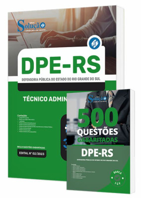 Combo Impresso DPE-RS - Técnico Administrativa - Imagem 1