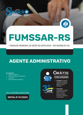 Apostila FUMSSAR-RS - Agente Administrativo - Imagem 3