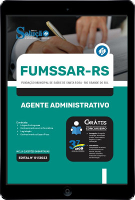 Apostila FUMSSAR-RS em PDF - Agente Administrativo - Imagem 1