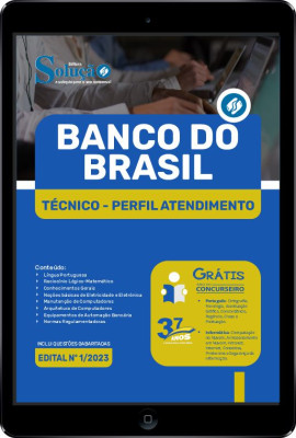 Apostila Banco do Brasil em PDF - Técnico - Perfil Atendimento - Imagem 1