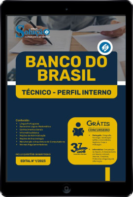 Apostila Banco do Brasil em PDF - Técnico - Perfil Interno - Imagem 1