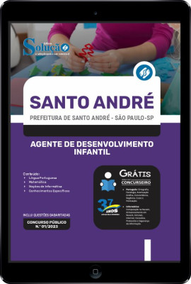 Apostila Prefeitura de Santo André - SP em PDF - Agente de Desenvolvimento Infantil - Imagem 1