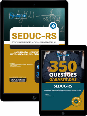 Combo Digital SEDUC-RS - Habilitação: Licenciatura Plena em Matemática ou LP em Ciências/Matemática - Imagem 1