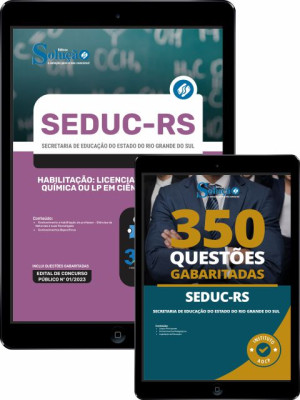 Combo Digital SEDUC-RS - Habilitação: Licenciatura Plena em Química ou LP em Ciências/Química - Imagem 1