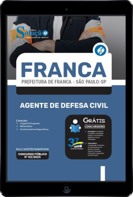 Apostila Prefeitura de Franca - SP em PDF - Agente de Defesa Civil - Imagem 1